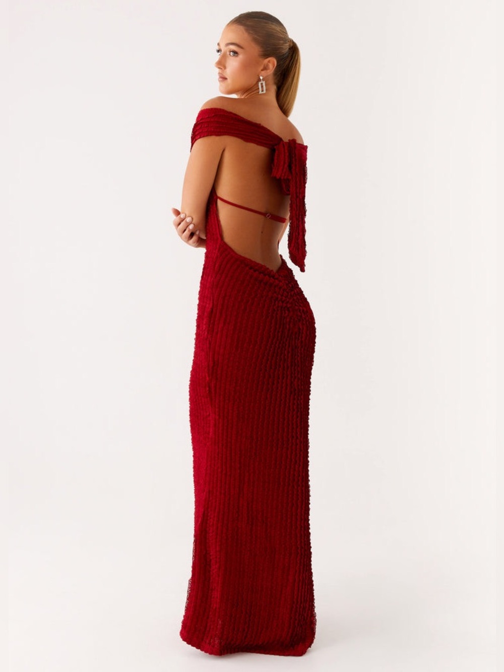 Peppermayo Chantelle Maxi Dress in Red - Size XS - Picture 5 of 11